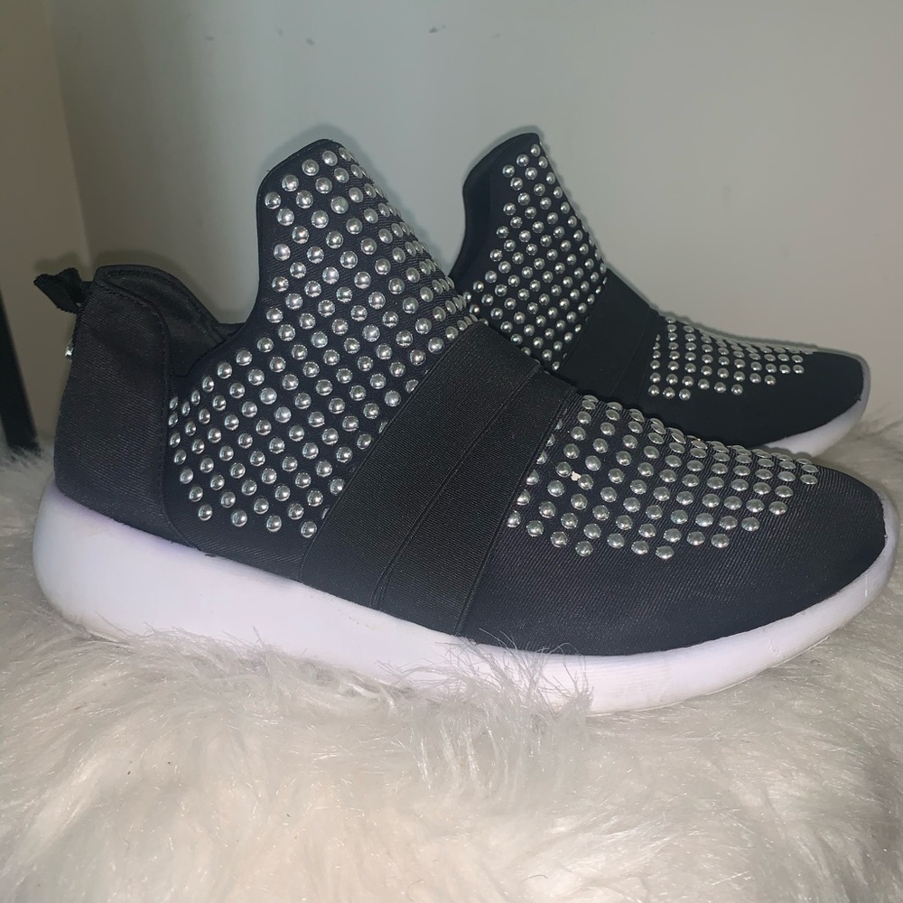 Steve Madden Ricka Studded Slip on Sneaker